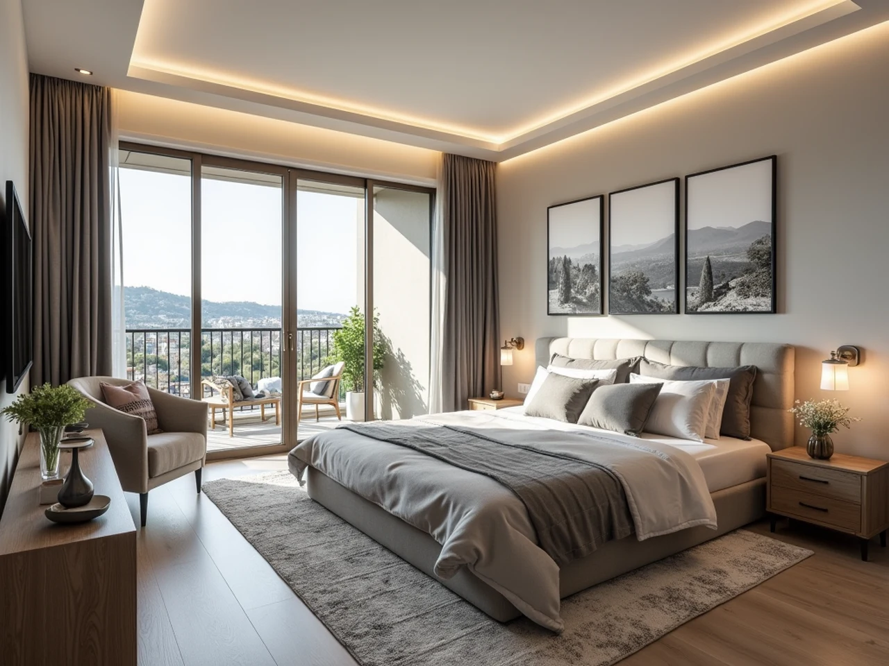 Découvrez le meilleur d'Izmir : appartement 3+1 avec vue panoramique et design moderne