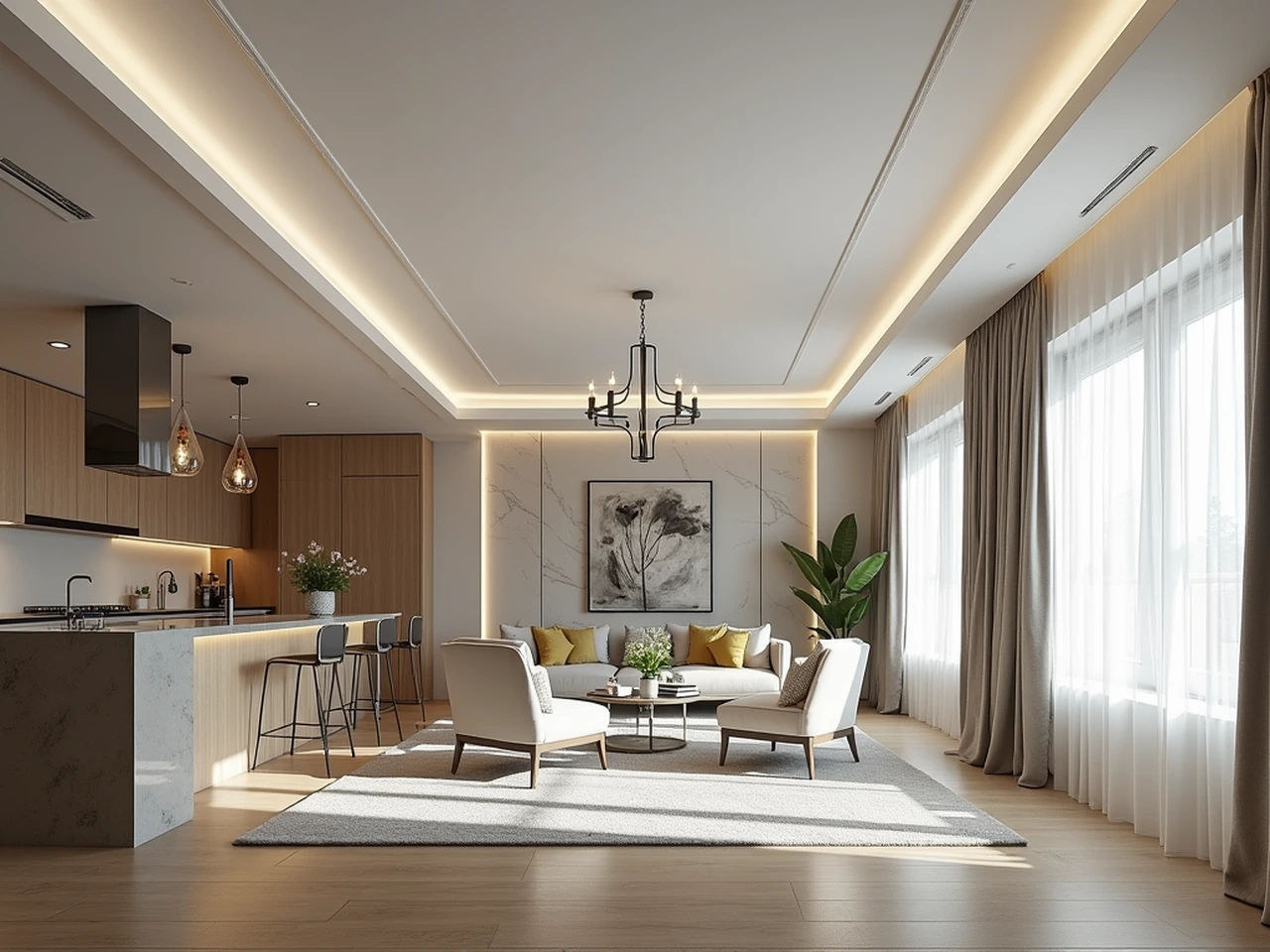 Invest in Your Dream Home: 3+1 Flat in Florya with High Ceilings and Natural Light