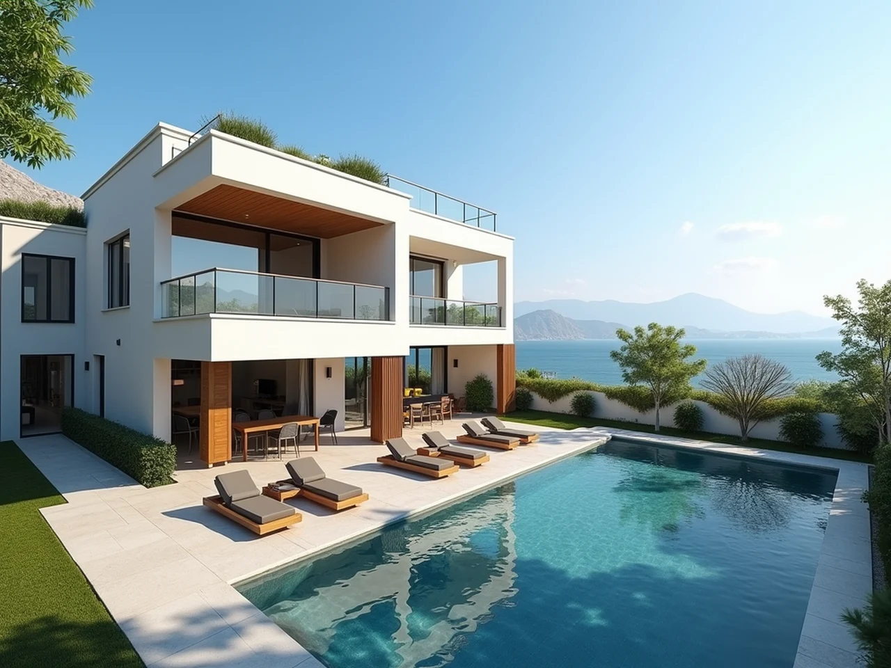 Investieren Sie ins Paradies: 4+1 Villa mit Panoramablick auf das Meer in Kocaeli