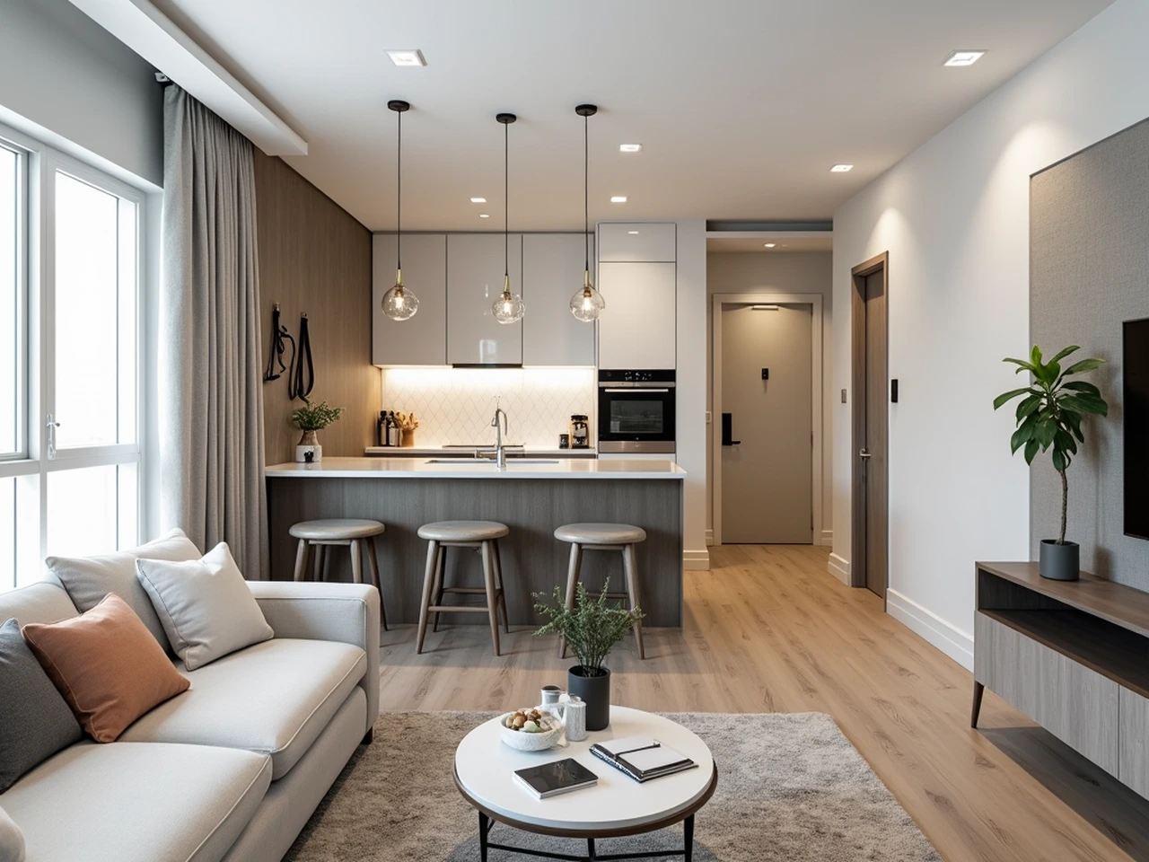 Découvrez le confort moderne à Ke Mh., Ordu : appartement 4+1 avec plan d'étage ouvert